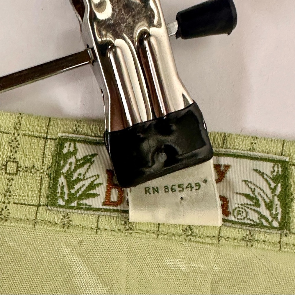 Tommy Bahama 100% silk Light Green Skirt size 14 - Picture 5 of 7